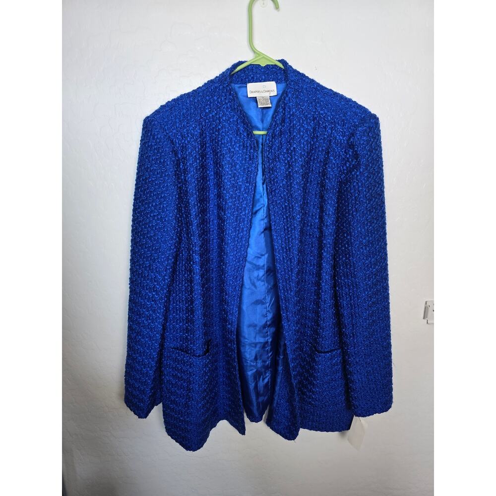 New Draper & Damon's size Xl Blue Blazer tweet style